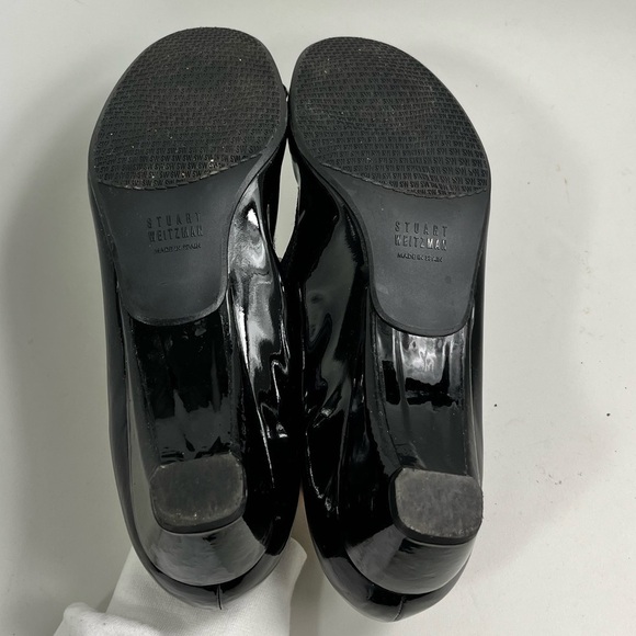 Stuart Weitzman Patent Leather Wedge Shoes - Picture 9 of 12
